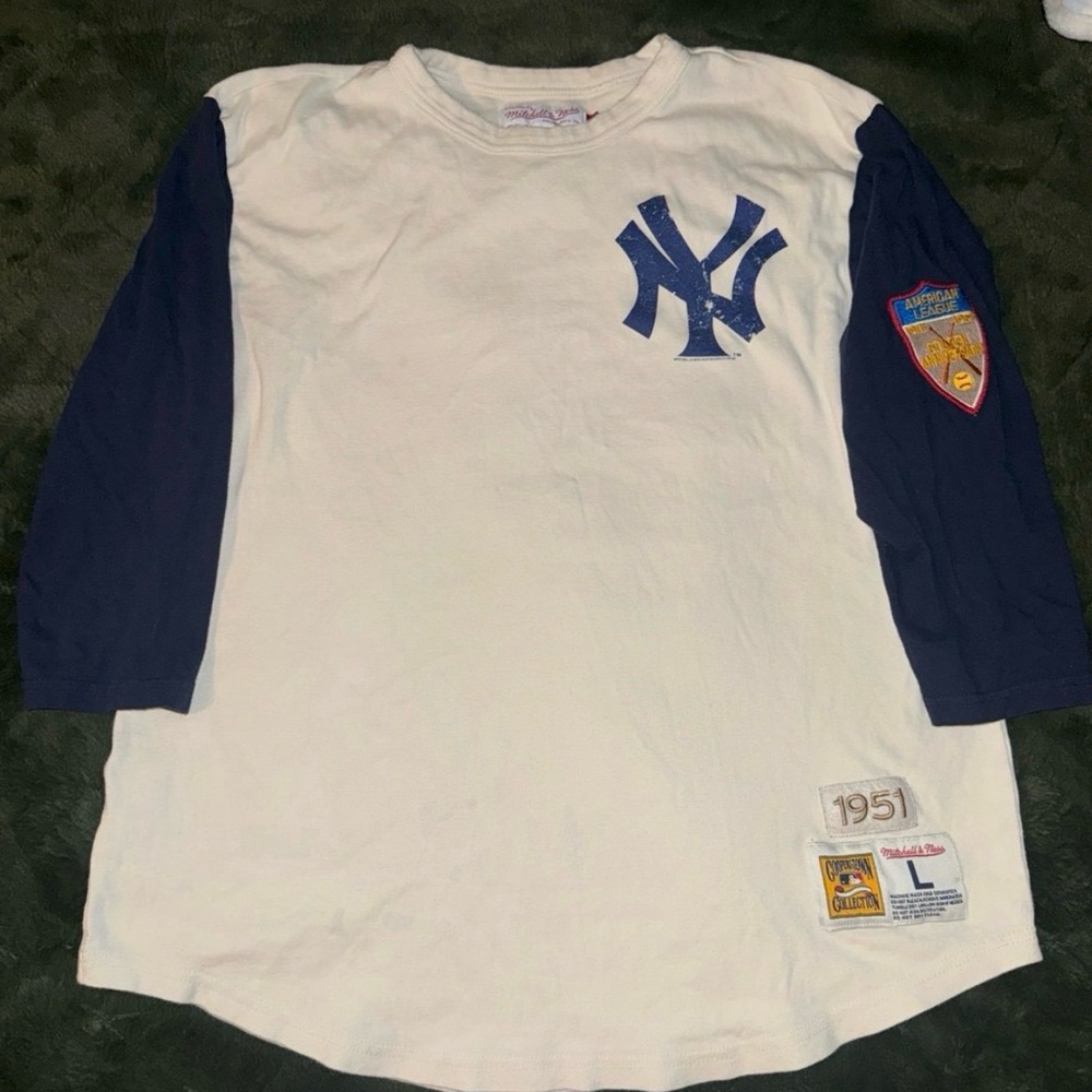 Yankee 1951 Blue Quarter Sleeve